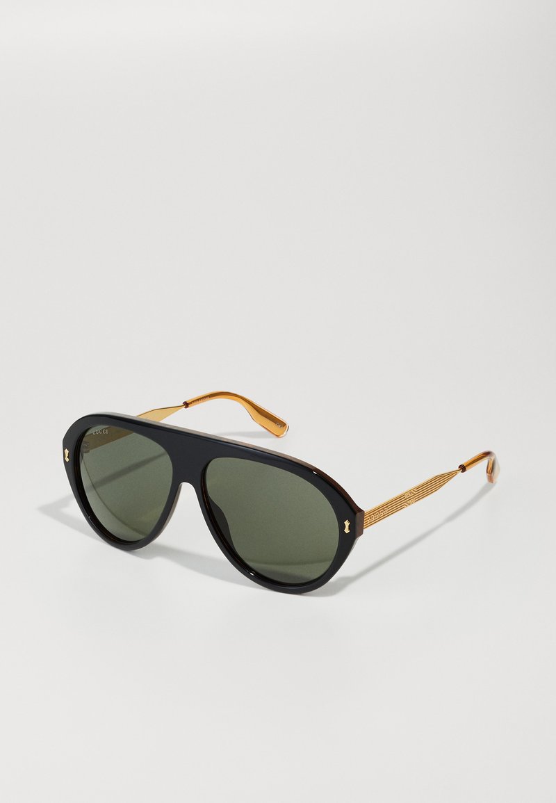 Gucci UNISEX - Óculos de sol - black/gold-coloured