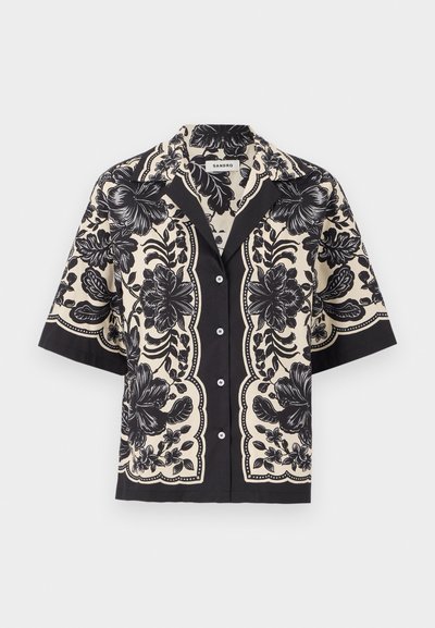 sandro CHEMISE - Skjortebluser - ecru/noir