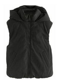 Next REGULAR FIT - TEXTURED HOODED - Väst - black