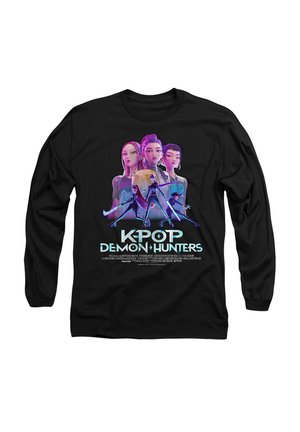 K-POP DEMON HUNTERS - HUNTRIX BILLBOARD POSTER - Long sleeved top - black