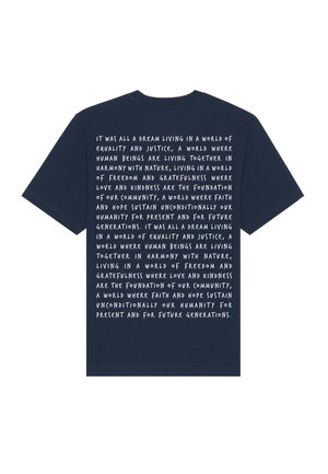 IT WAS ALL A DREAM BACK HEAVYWEIGHT - T-Shirt print - dark blue