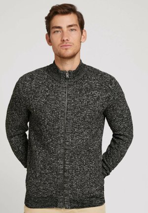 Cardigan - grey mouline structure