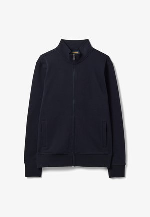 OVS, REGULAR-FIT SWEATSHIRT WITH ZIP AND CREW NECK - Sweater met rits - night blue