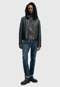 AllSaints BRACE - Sweater met rits - grey
