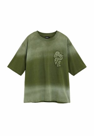 Desigual, PRINTED DISNEY™ T-SHIRT - Print T-shirt - green