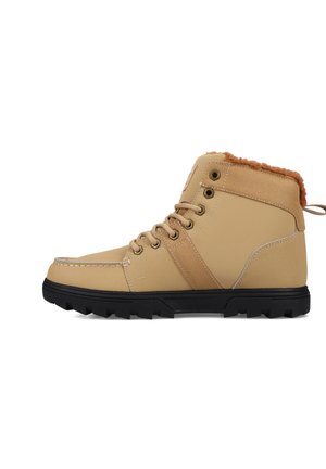 Bottines à lacets - tan/black