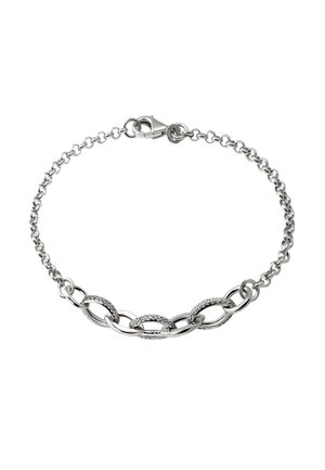 Armband - silber weiß farben