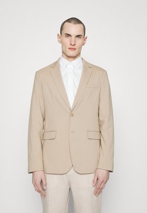 Bruuns Bazaar STATICEBBCARL BLAZER - Blazer - sand pinstripe