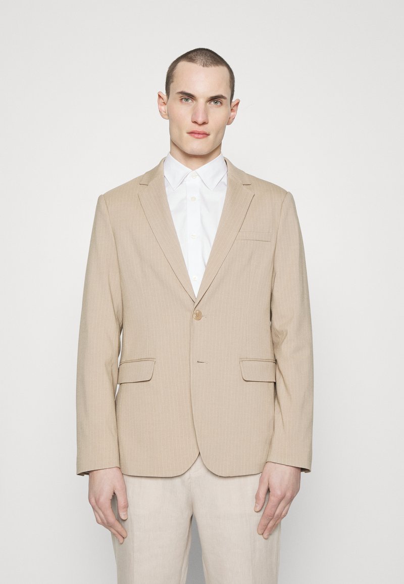 Bruuns Bazaar STATICEBBCARL BLAZER Blazer sand pinstripe/beige