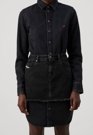 Jeansklänning - black denim