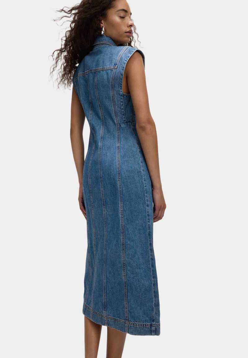 marks and spencer denim dress M&S's 46 denim dress comes with flattering sleeves