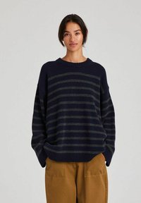 GAI+LISVA Pulóver - midnight blue dark grey stripe