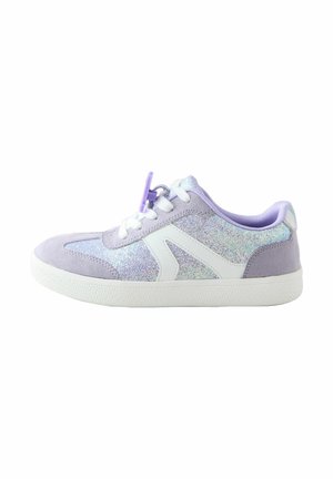 Trainers - purple glitter lilo stitch