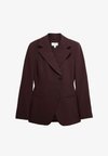 TAILORED CINCHED ASYMMETRIC SINGLE BREASTED - Blazer - raisin