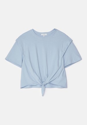 rag & bone MICA TIE TEE - Basic póló - light blue