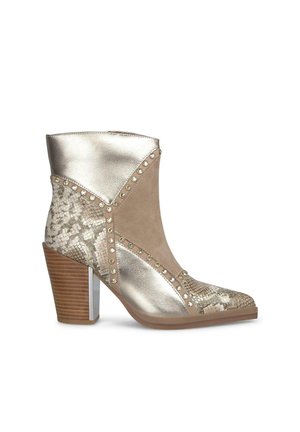 Alma en Pena Botines de tacón - marrón jaspeado