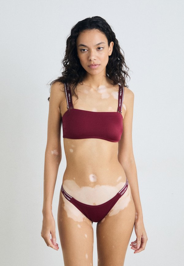CURVED DELTA - Bikini bottoms - plum glaze3