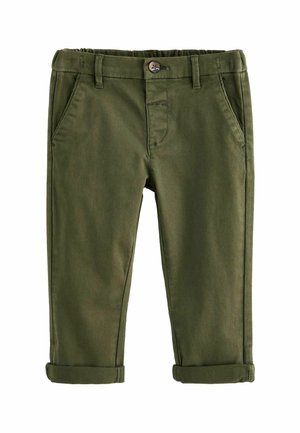 STRETCH - Auduma bikses - khaki green