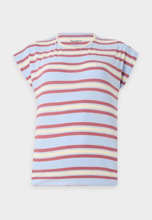 Pepe Jeans, CHARLOT - Μπλουζάκι με στάμπα - stormy sea blue