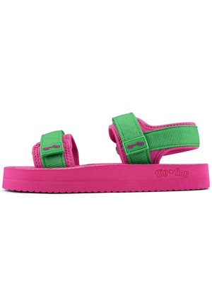 COMFY TREK - Plateausandalette - garden magenta