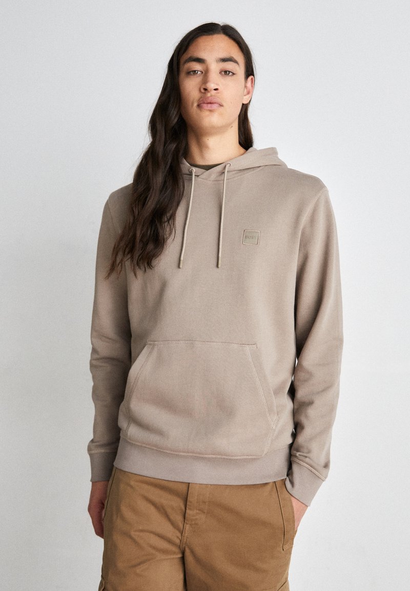 BOSS - WETALK - Sweat à capuche - open brown, Agrandir