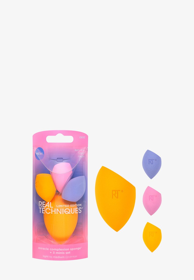 Real Techniques - MIRACLE COMPLEXION SPONGE + 3 MINI MIRACLE COMPLEXION SPONGE SET 2025 - Beauty-accessoire - -, Vergroten