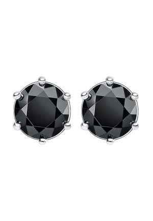 Earrings - silver-coloured/black