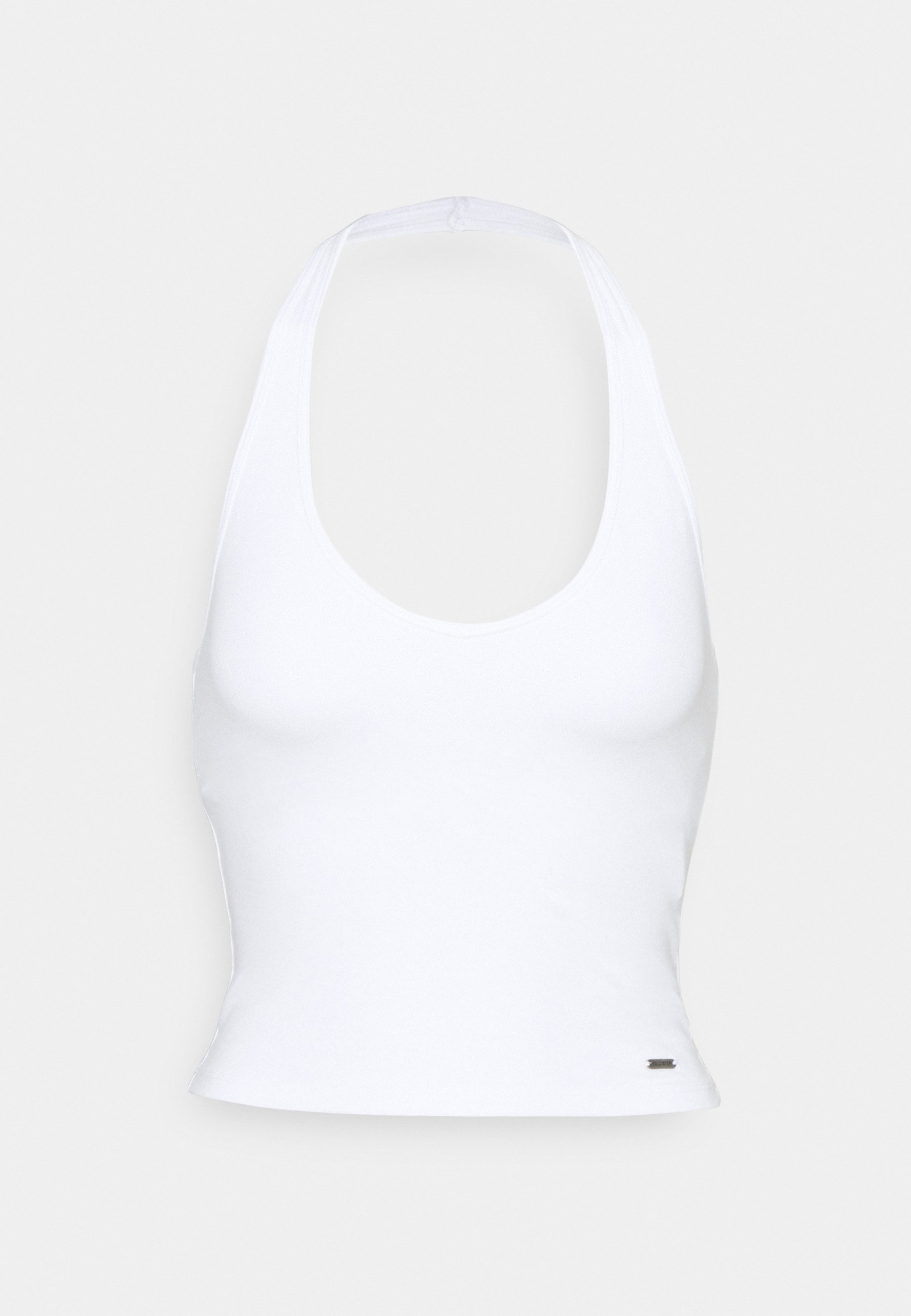 hollister white halter top