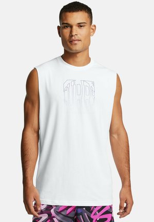 Under Armour SLEEVELESS CURRY SLVS - Topp - white