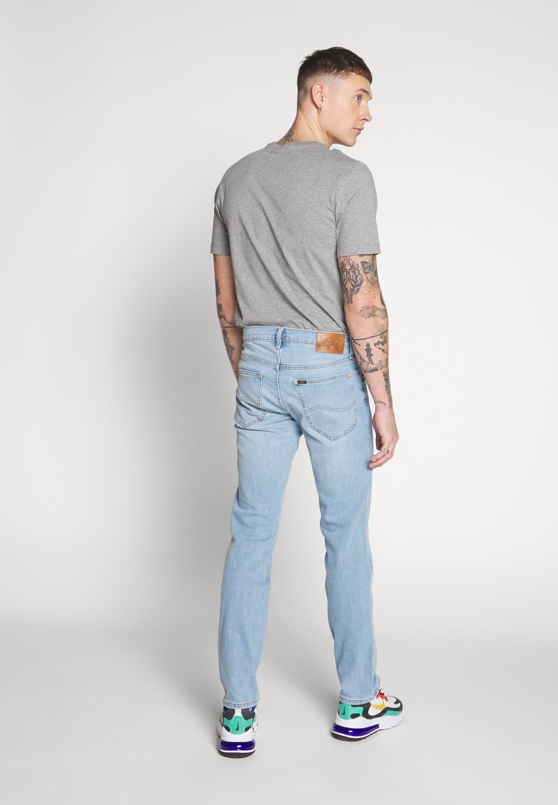 Lee DAREN BUTTON FLY Jeans straight leg mid city worn Lee DAREN BUTTON FLY - Jeans straight leg - mid city worn