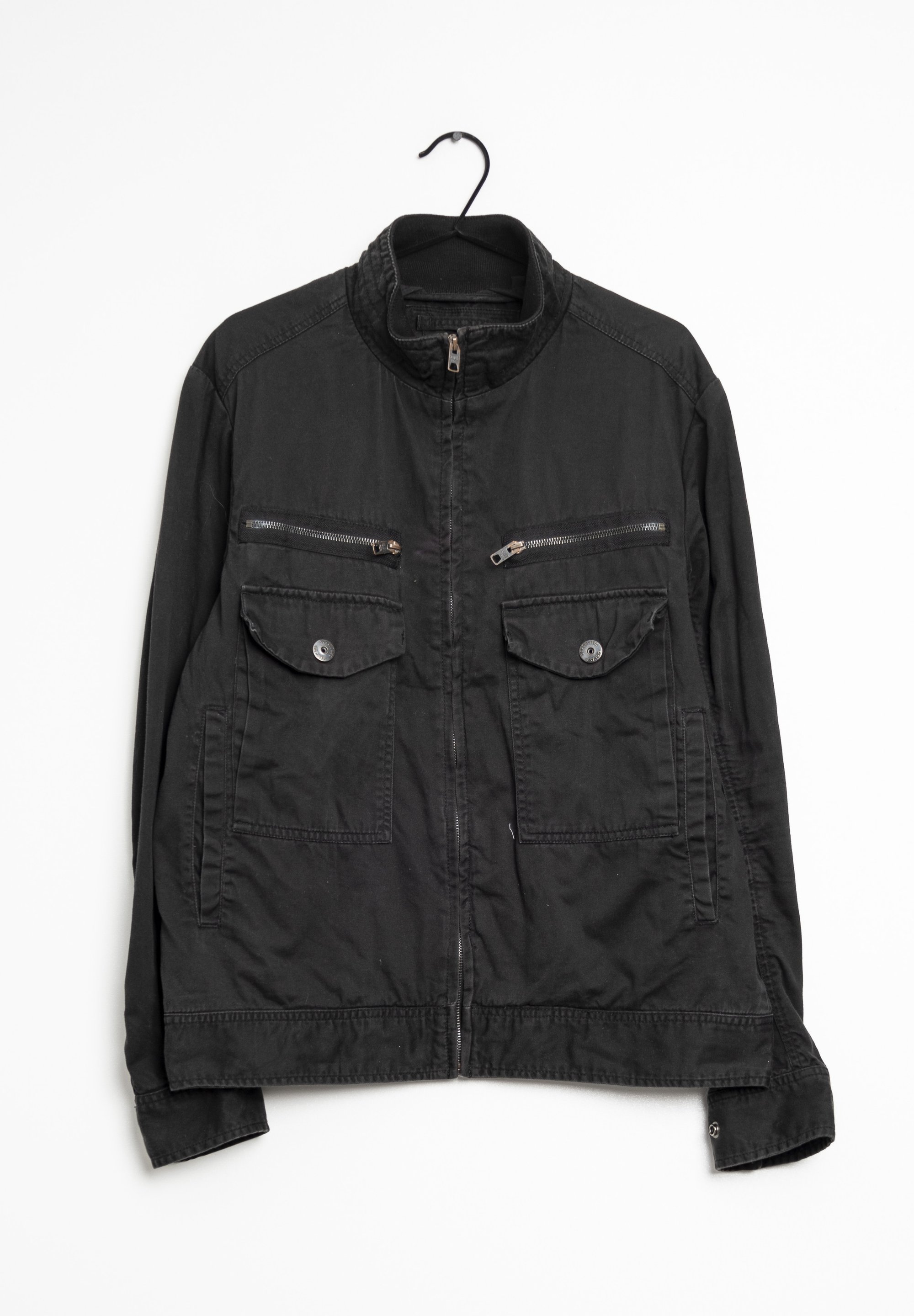 Schott Denim jacket - black - (Pre-owned) - Zalando.ie