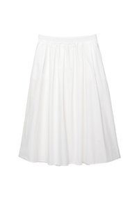 RUFFLED - MIDI  - A-linjainen hame - white