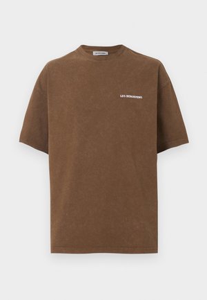 SHORT SLEEVE TEE UNISEX - T-shirt print - brown
