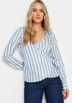 STRIPE COLLARED  - Blus - blue