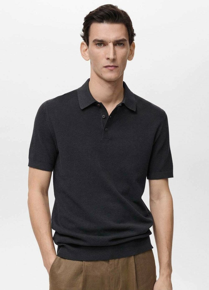 Mango ANDREW - Polokošeľa - black