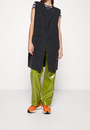 Weste - mottled dark grey