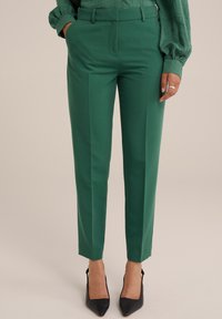 WE Fashion Chino kalhoty - green