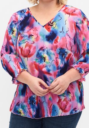 Blouse - mottled lilac