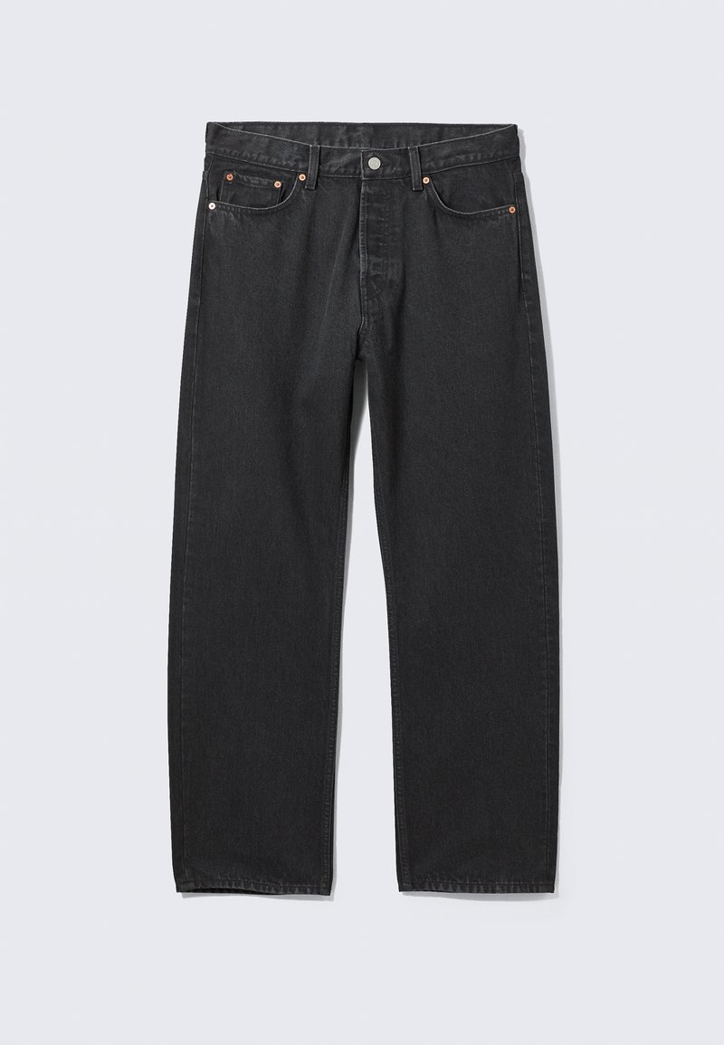 Weekday SPACE - Straight leg jeans - tuned black/black - Zalando.ie
