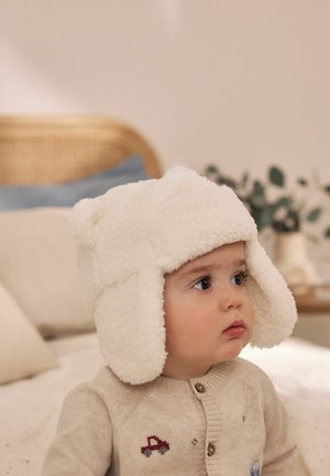 Next, TRAPPER BABY HAT UNISEX - Huer - cream borg