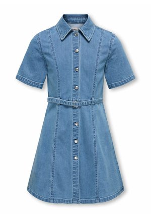 ONLY GIRLS Robe en jean - medium blue denim