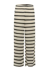 KAEDITH - Auduma bikses - turtledove   black stripe