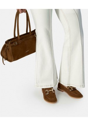 Zapatos sin cordones - marrón claro jaspeado