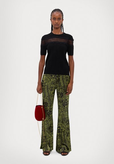 Diane von Furstenberg RUTHETTE PANTS - Hlače - green