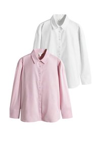 REGULAR FIT - 2 PACK OXFORD  - Bluza s gumbima - pale pink white