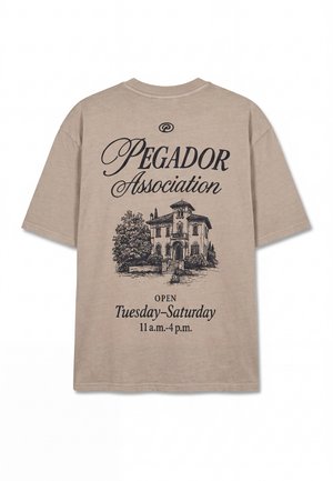 Pegador, CARLOFORTE  - T-shirt imprimé - vintage rock grey
