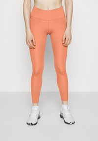 Nike Performance FAST - Leggings de corrida - madder root/reflective silver