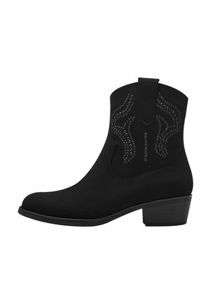 Marco Tozzi Bottines de cowboy / motard - black