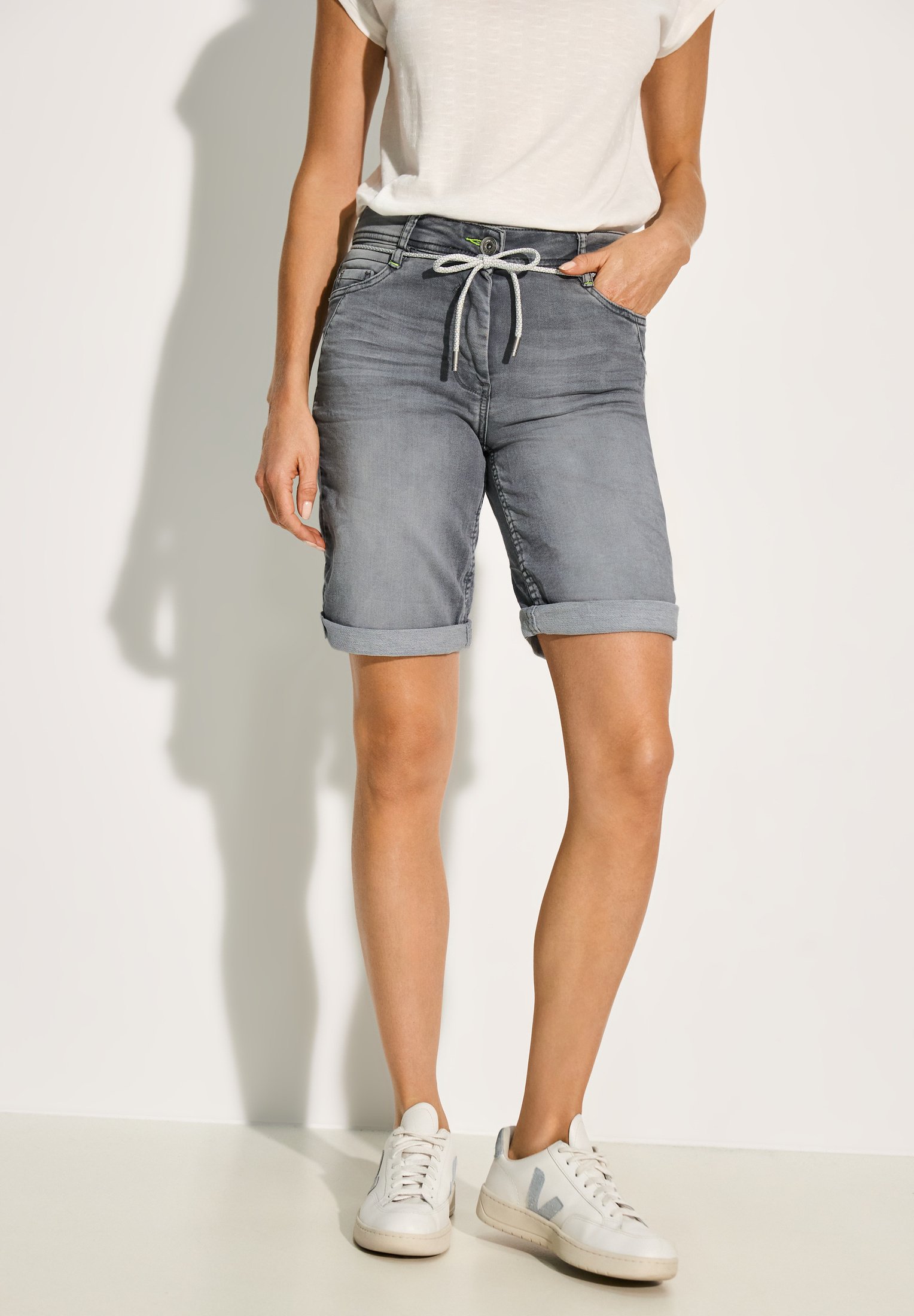 Short En Jean Homme Cipo & Baxx - Coupe Regular, Style 5 Poches Et Poches Cargo, Effet Stonewashed - Confortable Été
