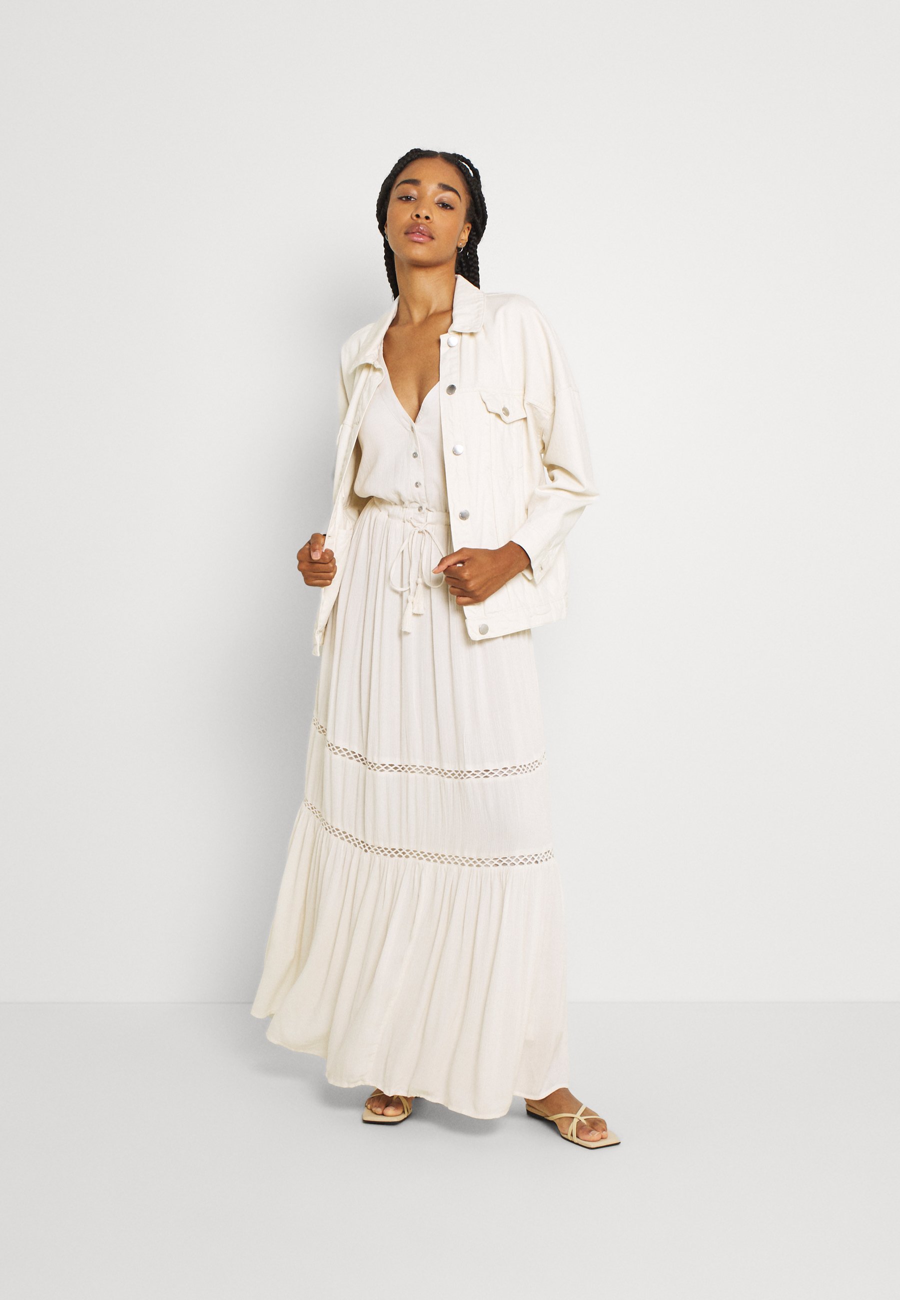 American Eagle BUTTON UP MIDI - Maxi 